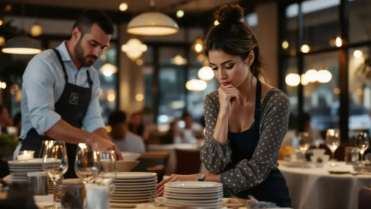 Gli esperti sono certi chi aiuta i camerieri a sparecchiare rischia di trascurare le proprie vere aspirazioni e di mettere da parte il proprio benessere