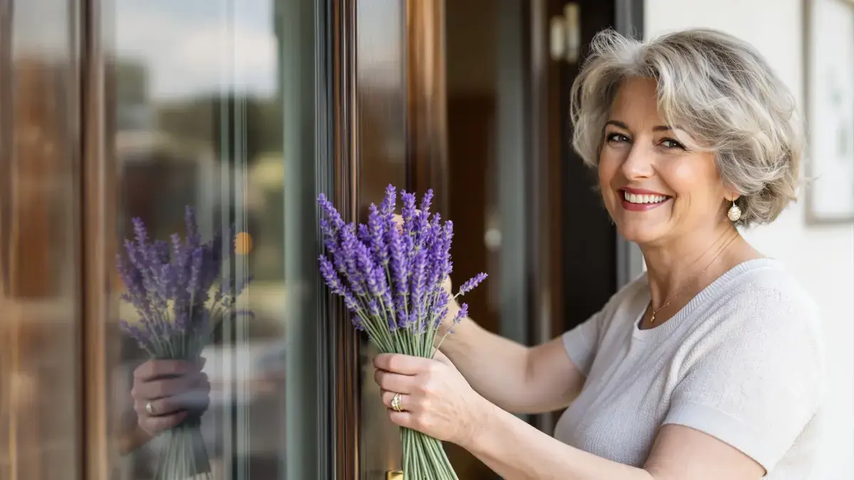 Gli specialisti sono unanimi appendere un mazzo di lavanda vicino alla porta non è solo una tradizione potrebbe scoraggiare i ladri e ridurre il rischio di occupazioni abusive